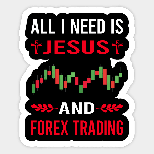 I Need Jesus And Forex Trading Trade Trader Sticker by Good Day